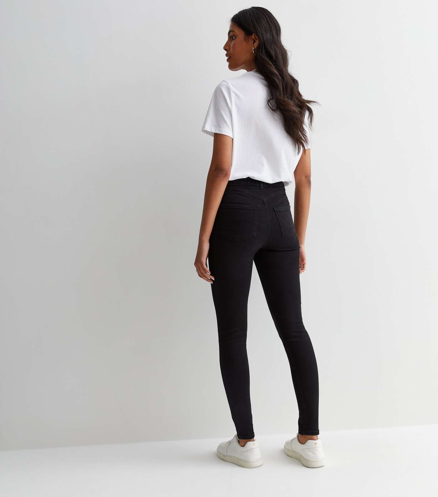 Black Lift & Shape Jenna Skinny Jeans Image 4