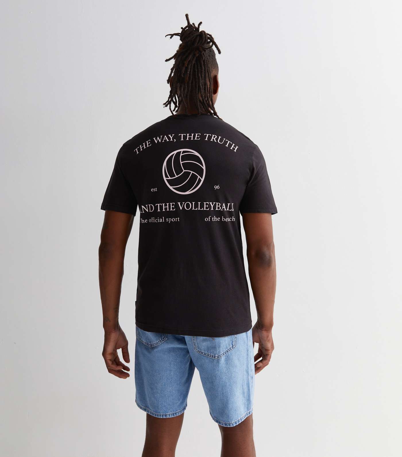 Only & Sons Black Sports Club Front and Back Logo T-Shirt Image 5