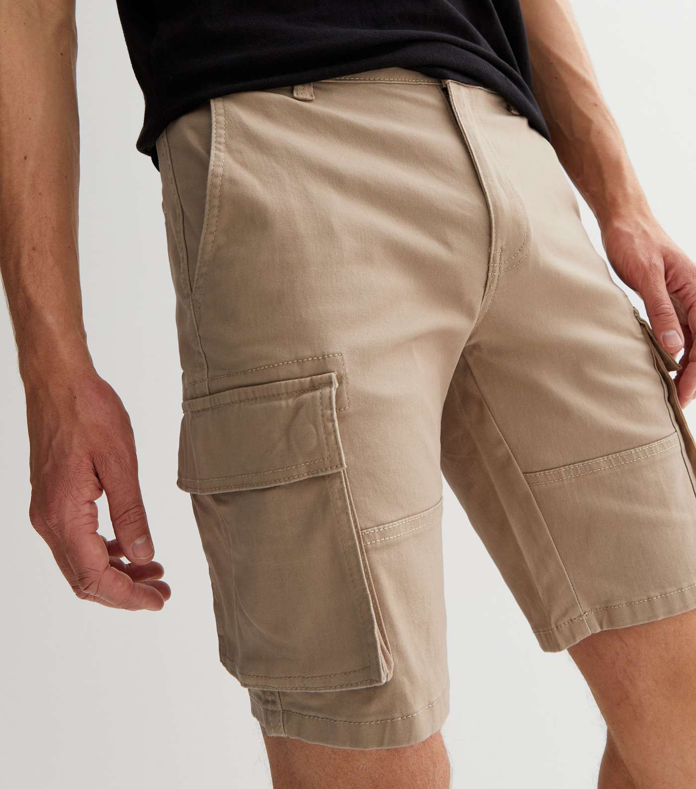 Only & Sons Stone Cargo Shorts Image 2