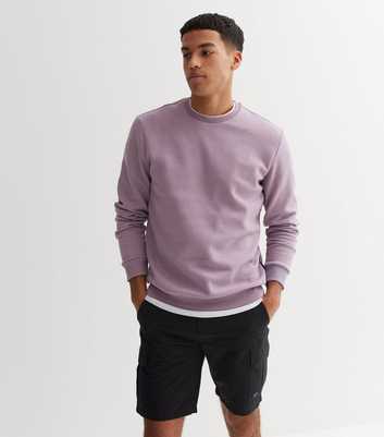 Only & Sons Lilac Jersey Crew Neck Sweatshirt