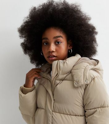 Girls puffy sales coat