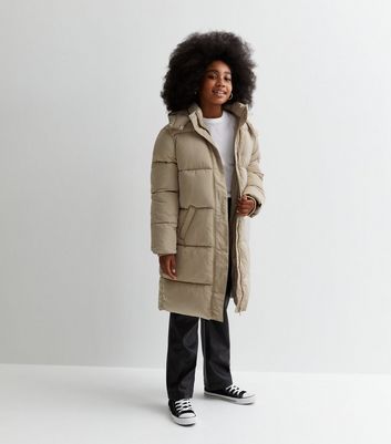 Girls shop khaki coat