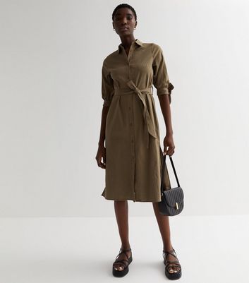 Mango midi store shirt dress