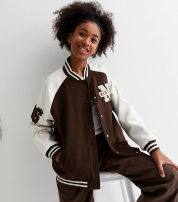 Girl baseball jacket new look new arrivals