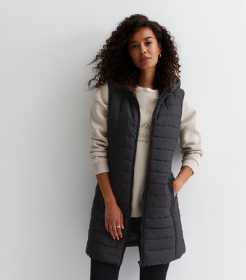 Longline padded hot sale gilet womens