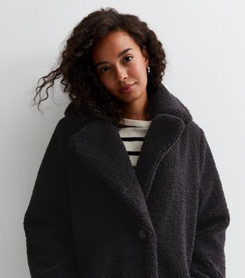 Warehouse black teddy on sale coat