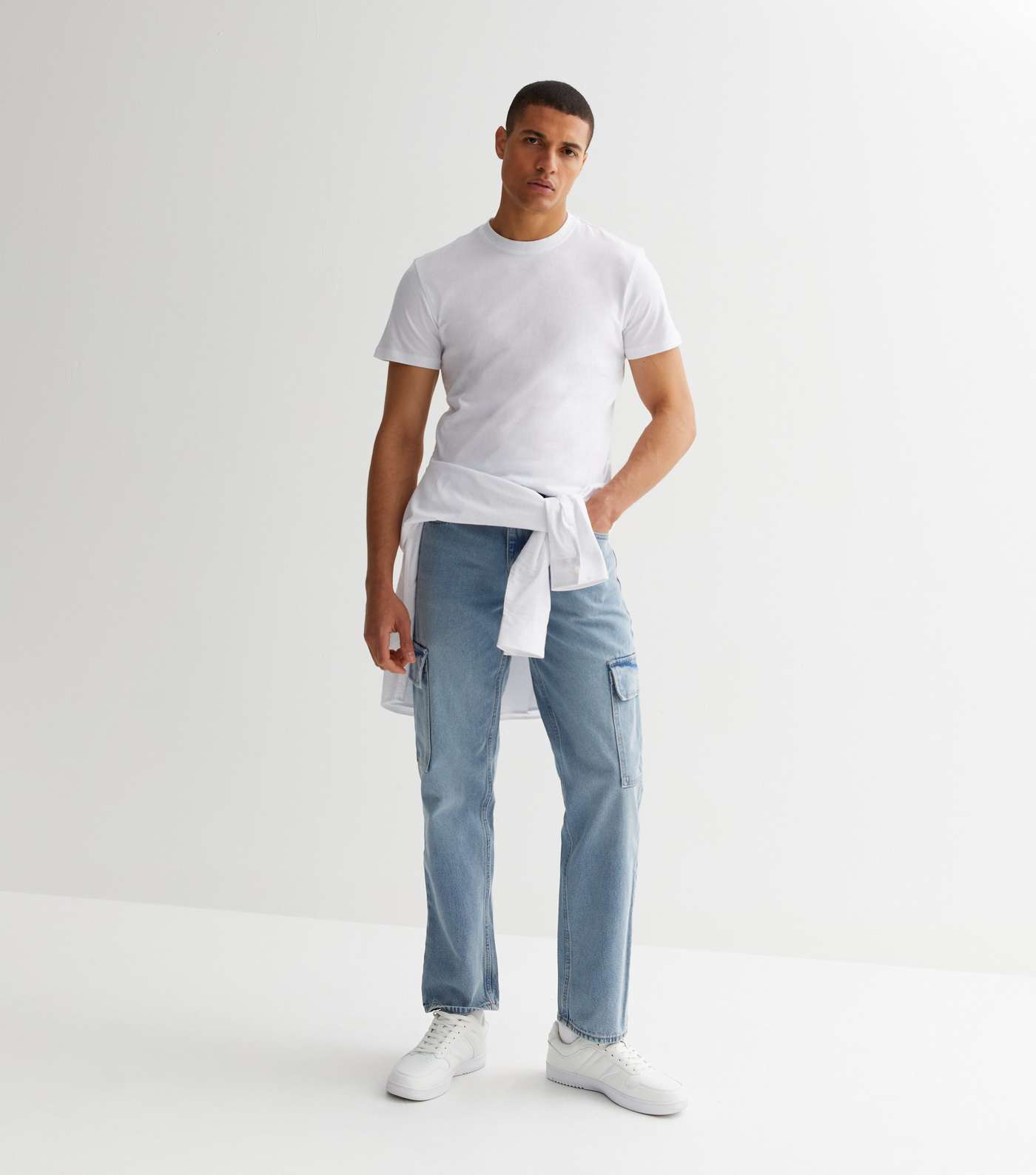 Only & Sons White Crew Neck T-Shirt Image 3