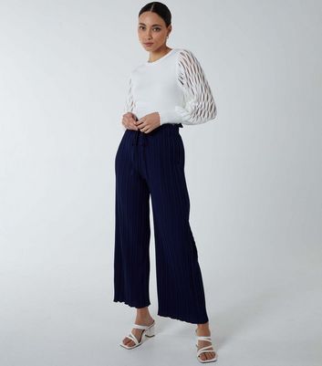Pull-On Straight Crop Pants Sculpt-Her™ Collection - Oxford Navy Blue | NYDJ