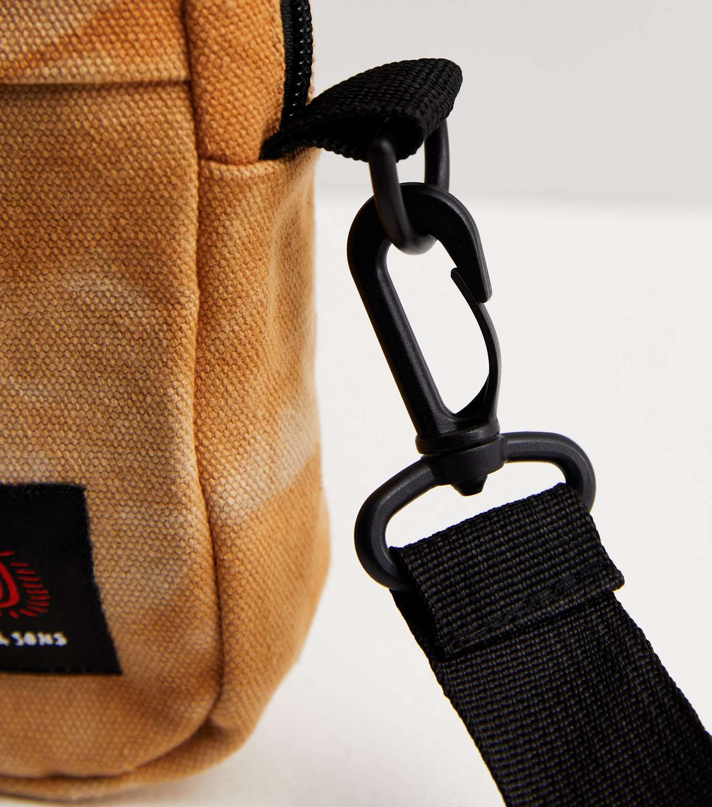 Only & Sons Camel Tie Dye Cross Body Bag Image 3