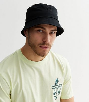 Only & Sons Black Embroidered Logo Bucket Hat