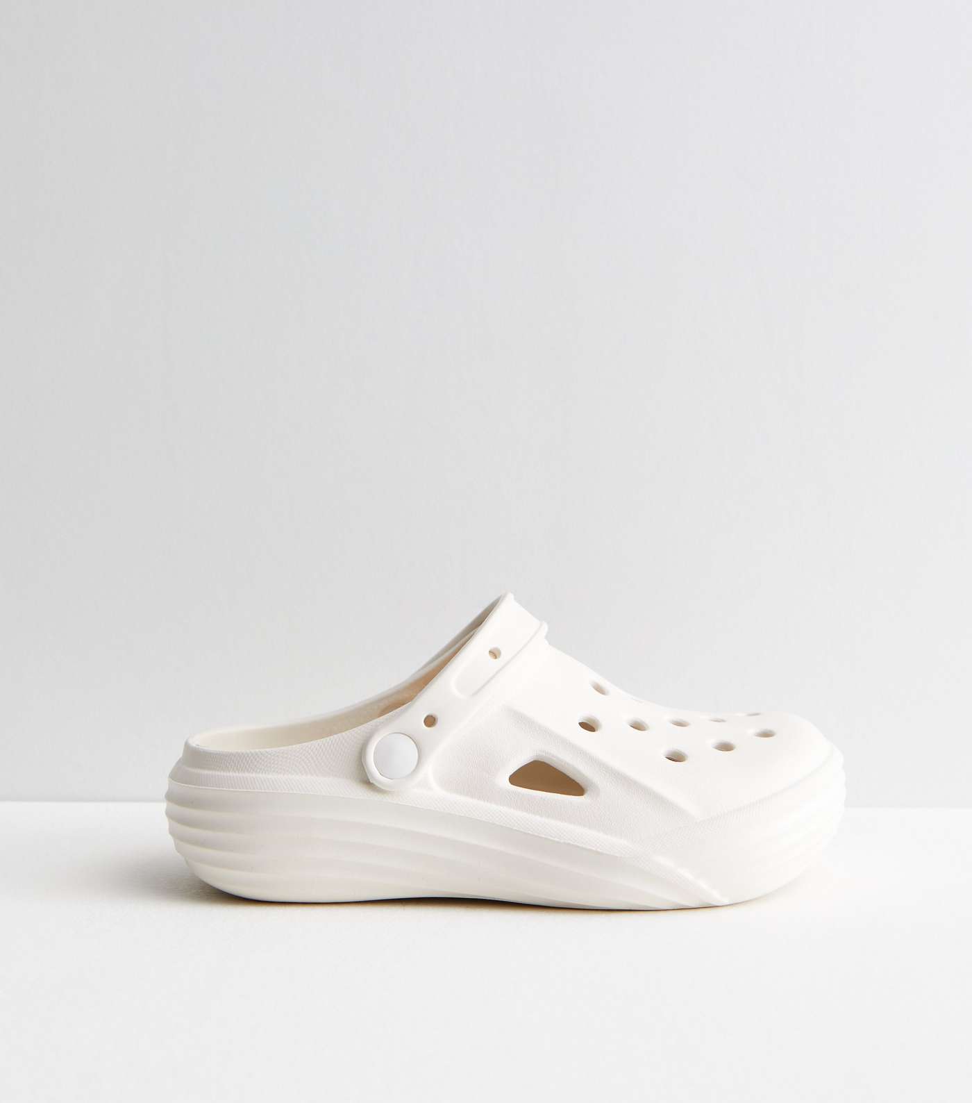 White Clog Sandals