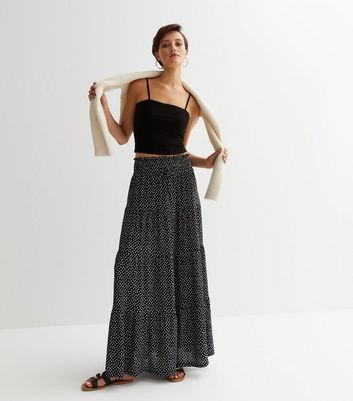 Polka dot 2024 maxi skirt uk