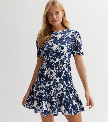 Oasis floral tie skater clearance dress