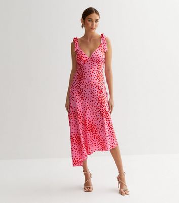 New look hotsell polka dot dress