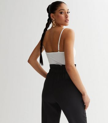 Woman Mesh Pant White point See Through Casual elastic Waist Mesh trousers   eBay