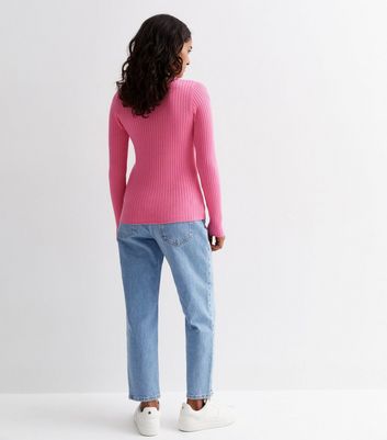 Petite shop pink jumper