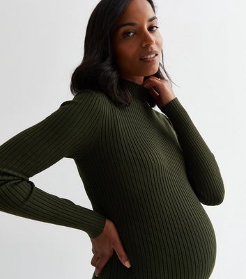 Long sleeve hotsell maternity sweater dresses