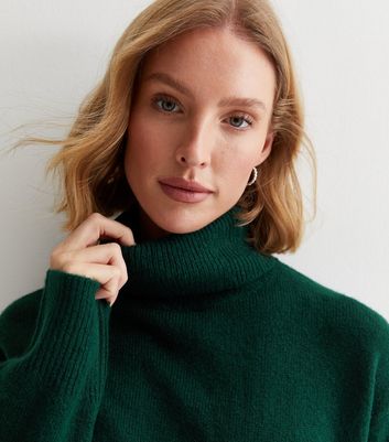 Dark green ladies jumper sale