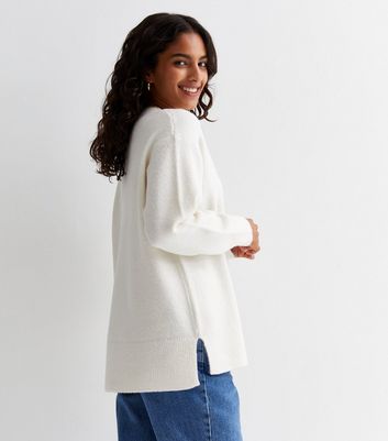 Petite white jumper sale