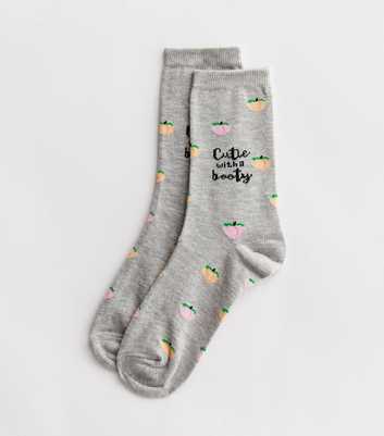 Grey Cutie with a Booty Socks