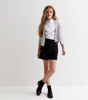 Girls school shorts next best sale