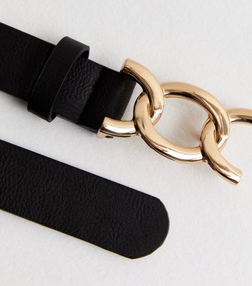 New look gold on sale belt