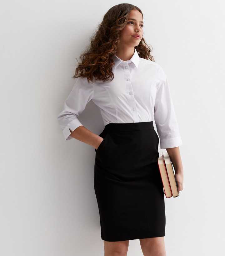 https://media2.newlookassets.com/i/newlook/863470901/girls/girls-clothing/girls-skirts/girls-black-adjustable-waist-pencil-school-skirt.jpg?strip=true&qlt=50&w=720