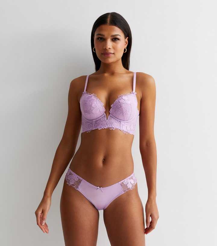 New Look push-up bra in lilac