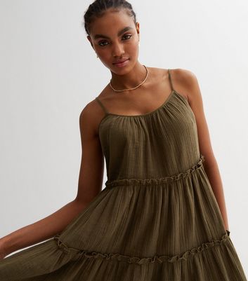 Strappy hotsell tiered dress