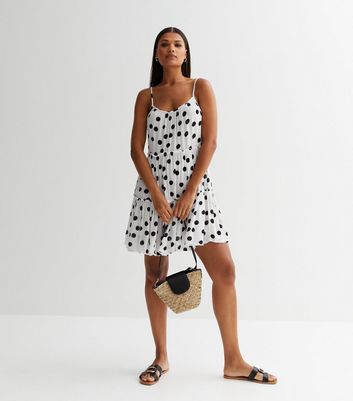 Spotty mini dress sale