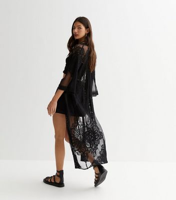 Mesh 2025 maxi kimono