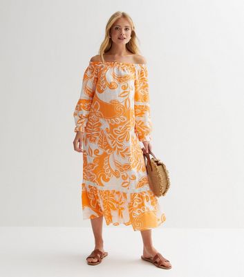 Tropic bardot sale midi dress