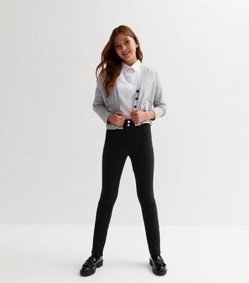 Girls' Regular Leg Pure Cotton School Trousers | M&S
