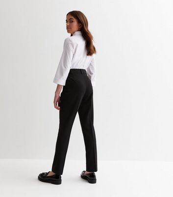Regular Fit Girls Black Trousers – LUYK