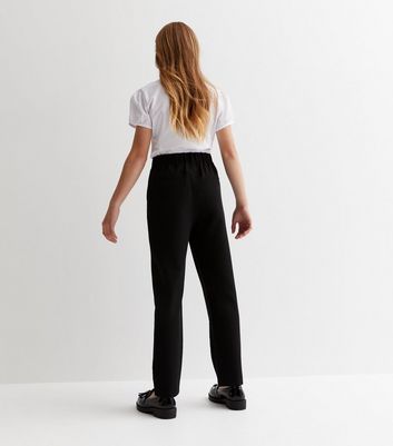 Next girls black hot sale school trousers