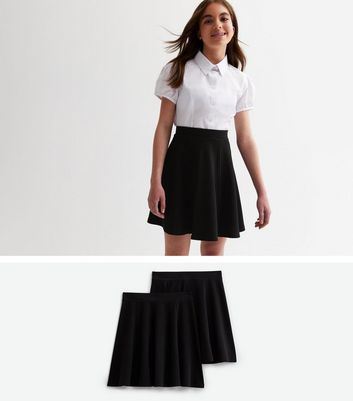 H and m black skater clearance skirt