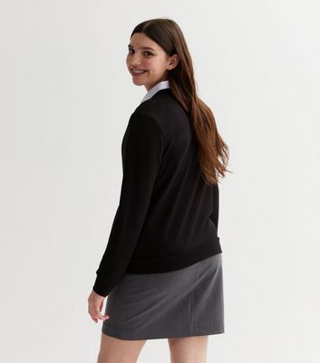 Girls v neck school on sale jumper