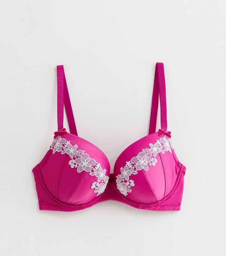 Victoria's Secret Plunge Bra - Hot Pink, Size 38DD