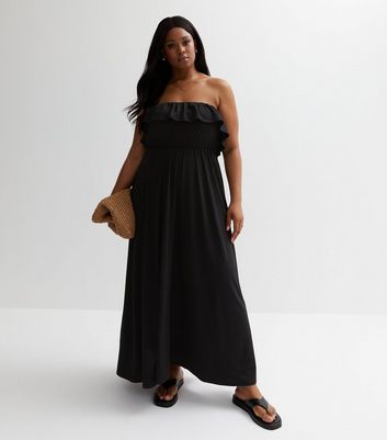 Plus size store bandeau maxi dress