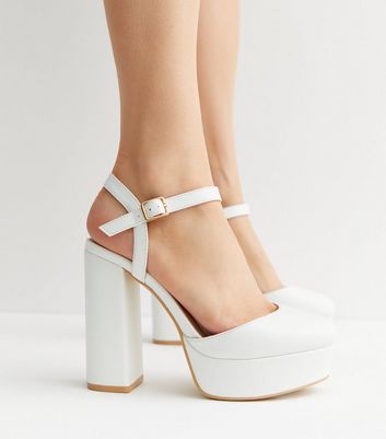 Platform heels cheap wide fit