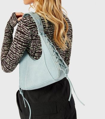 Denim backpack outlet new look