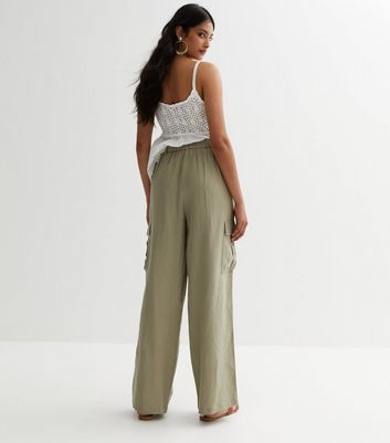 New look ladies hot sale linen trousers