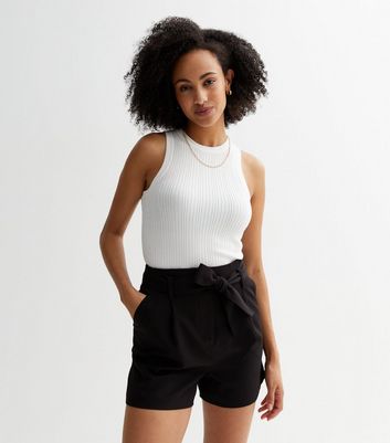 High waisted belted store shorts