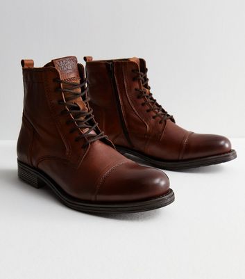 Jack jones 2025 leather boots