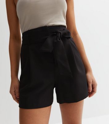 High waisted sale sash tie shorts