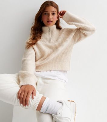 Ladies deals cream jumper