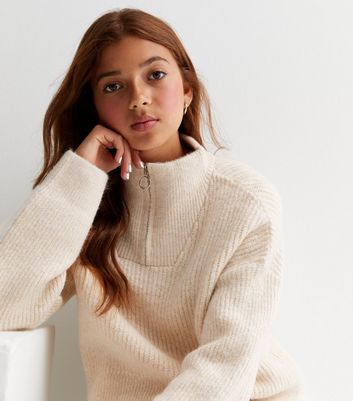 Girls hotsell cream turtleneck