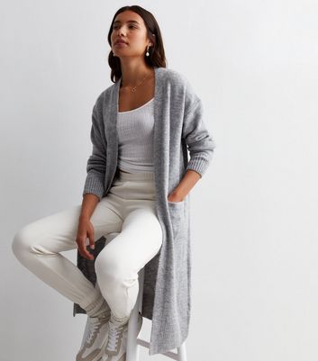 Womens long gray cardigan new arrivals