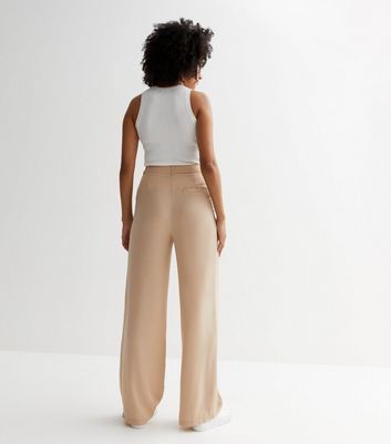 Selected Femme Slfria Mw Cropped Pant Camel Mel B Noos - Trousers -  Boozt.com