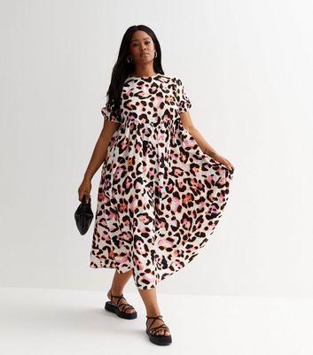 New look clearance leopard tea dress